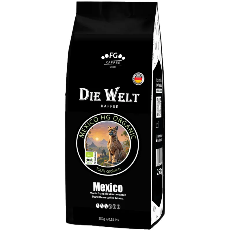 Die Welt Kaffee Mexiko HG Bio Kaffeebohnen 250g Die Welt Kaffee Mexiko HG Bio Kaffeebohnen 250g