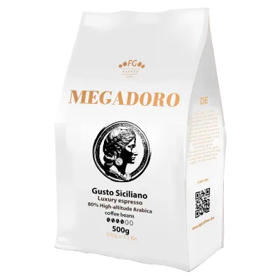 Megadoro Gusto Siciliano Kaffeebohnen 500g