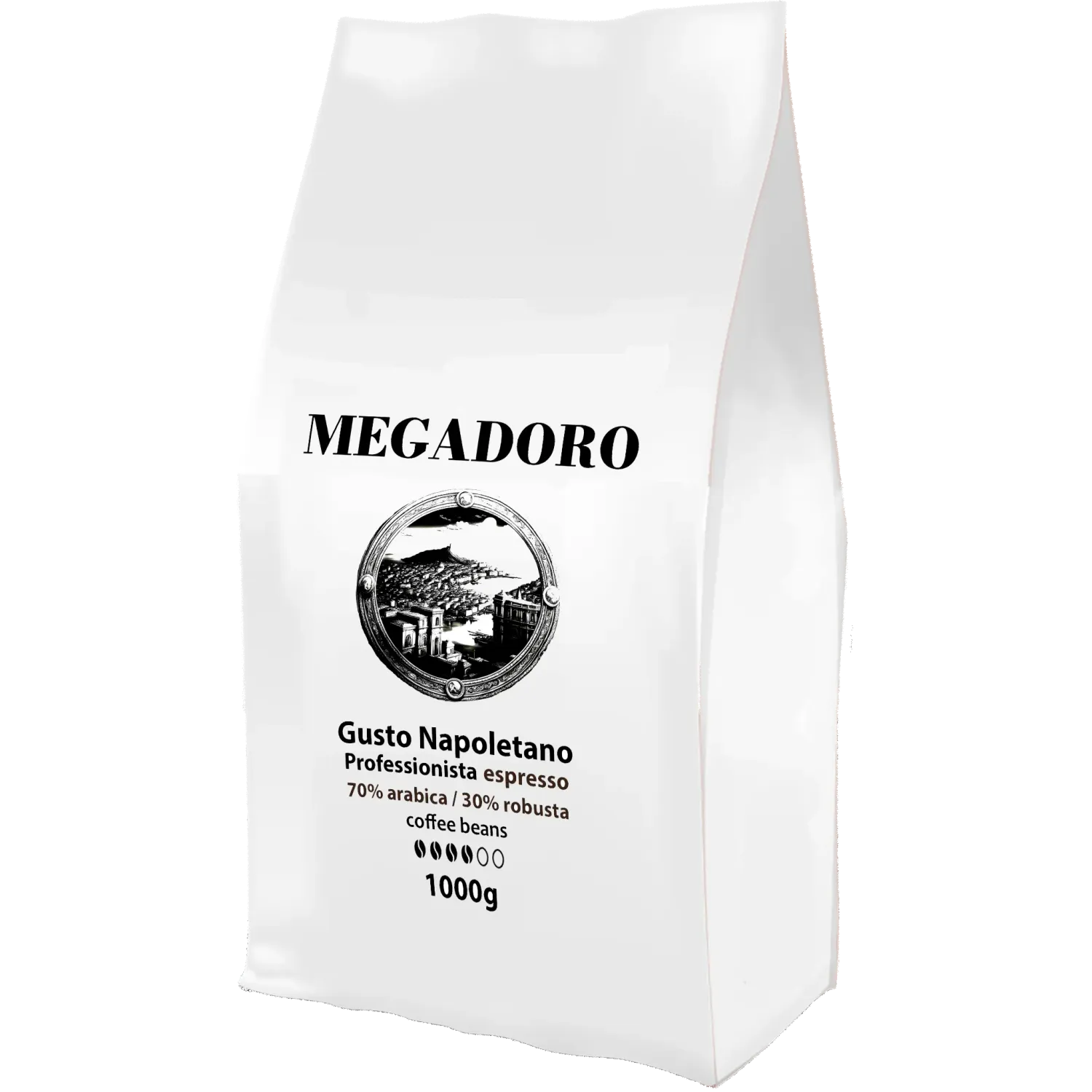 Megadoro PRO Gusto Napolitano Kaffeebohnen 1000g