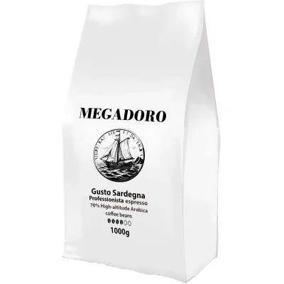 Megadoro PRO Gusto Sardegna Kaffeebohnen 1000g