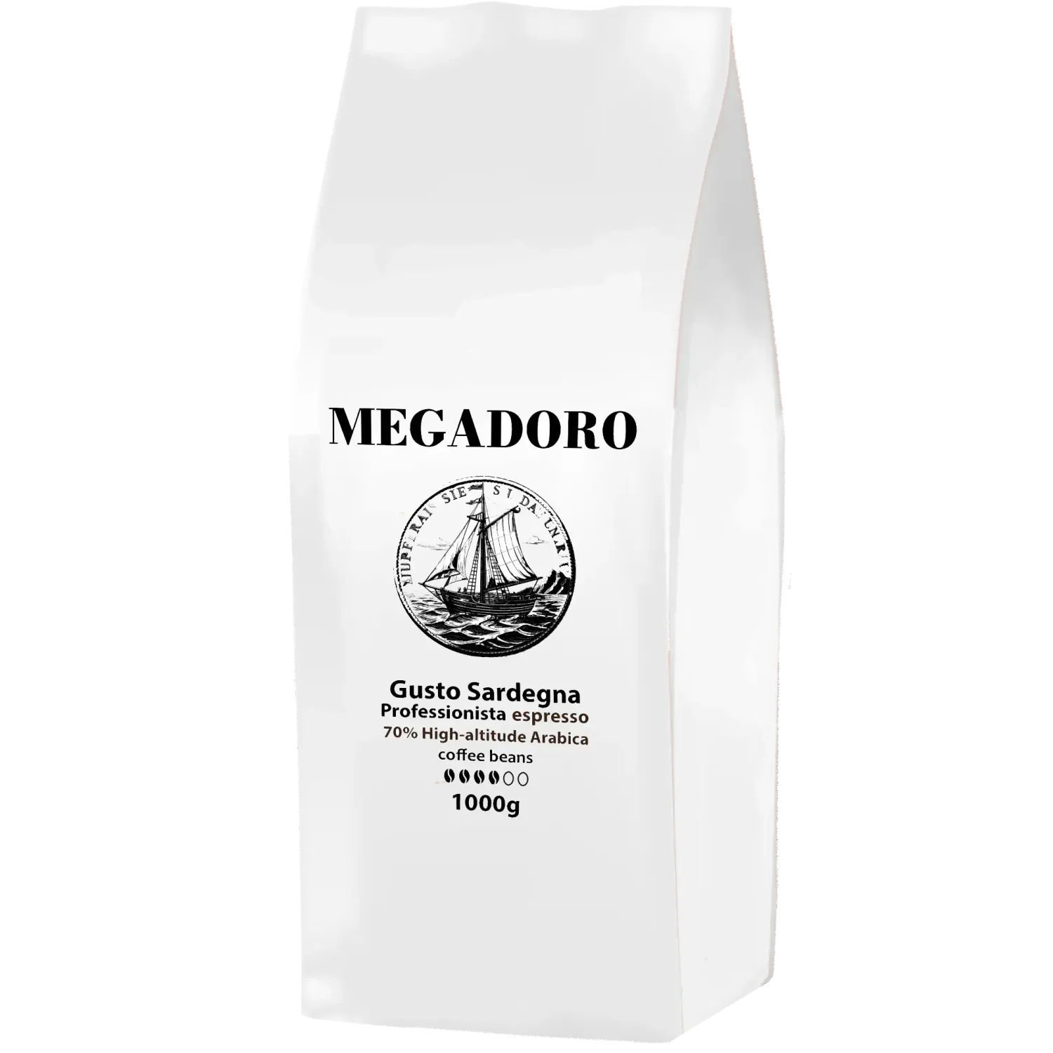 Megadoro PRO Gusto Sardegna Coffee beans 1000g Megadoro PRO Gusto Sardegna Coffee beans 1000g