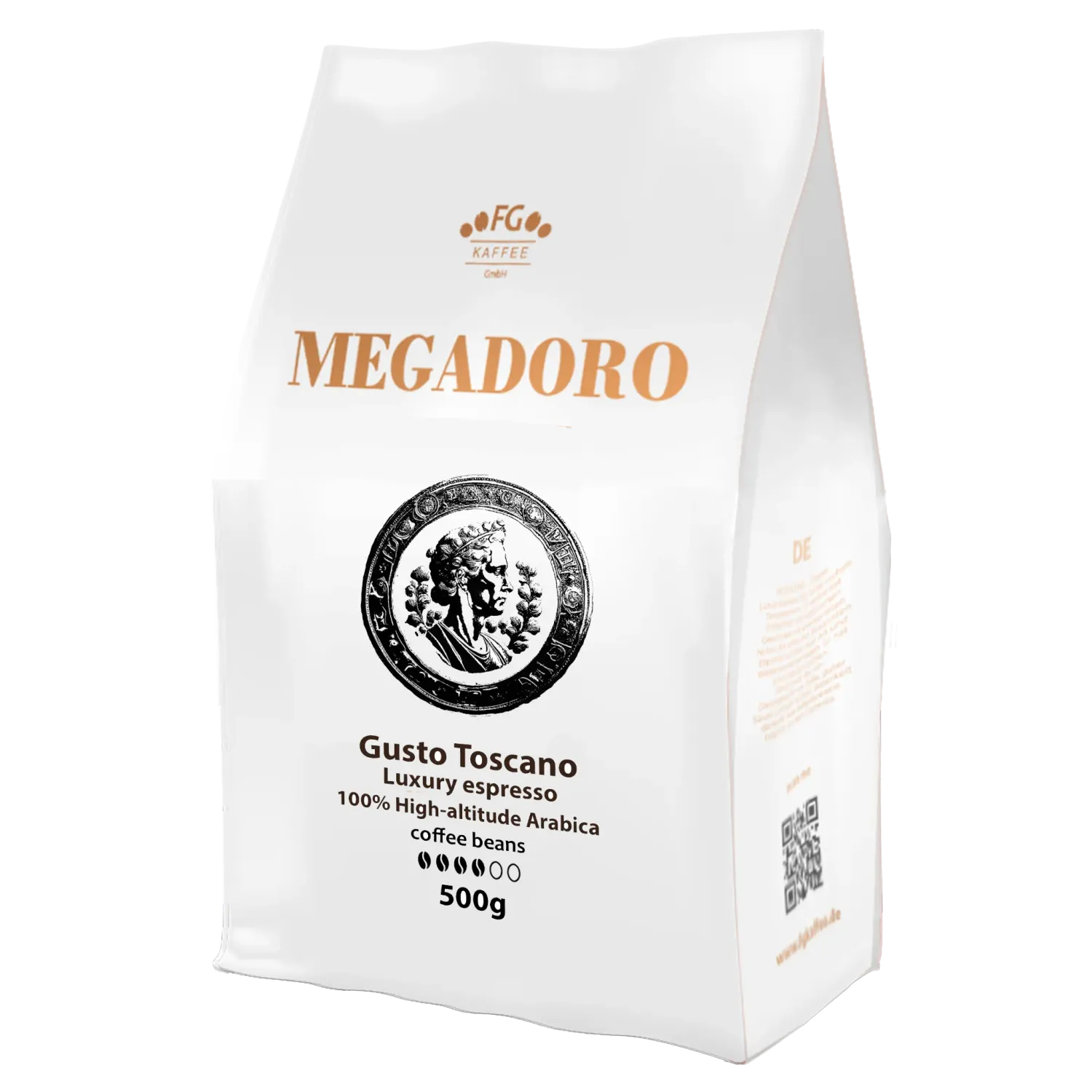 Megadoro Gusto Toscano Kaffeebohnen 100% Arabica 500g