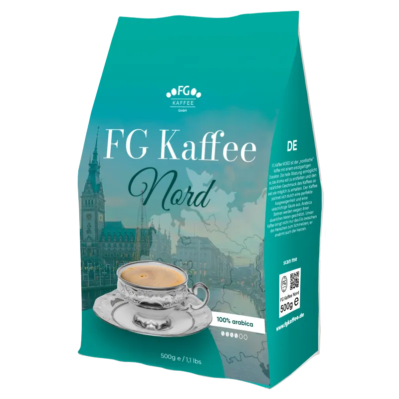 FG Kaffee NORD Kaffeebohnen 100% Arabica 500g FG Kaffee NORD Kaffeebohnen 100% Arabica 500g