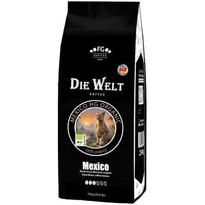 Die Welt Kaffee Mexiko HG Bio Kaffeebohnen 250g