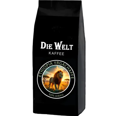 Die Welt Kaffee Ethiopia Yrgacheffe Kaffeebohnen 1000g