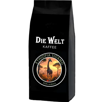 Die Welt Kaffee Ethiopia Sidamo Kaffeebohnen 1000g