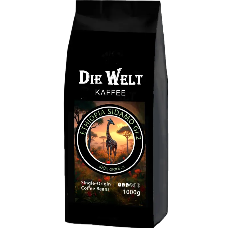 Die Welt Kaffee Ethiopia Sidamo Coffee Beans 1000g