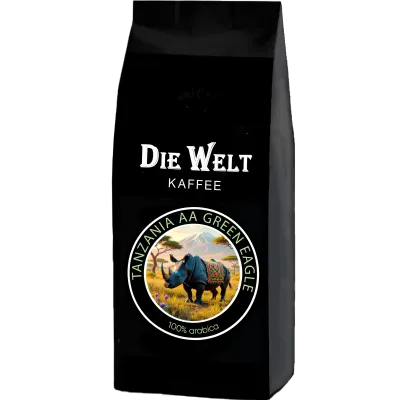 Die Welt Kaffee Tanzania AA Green Eagle Kaffeebohnen 1000g