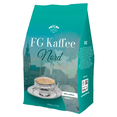 FG Kaffee NORD Kaffeebohnen 100% Arabica 500g