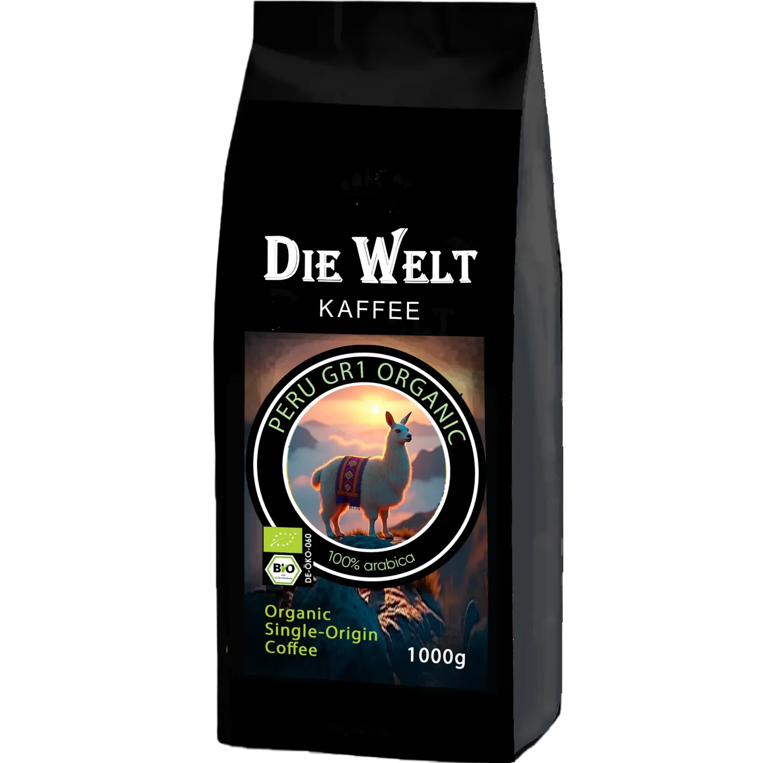 Die Welt Kaffee Organic Peru Grade 1 Coffee Beans 1000g Die Welt Kaffee Organic Peru Grade 1 Coffee Beans 1000g
