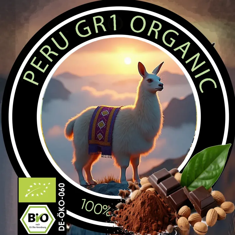 Die Welt Kaffee Organic Peru Grade 1 Coffee Beans 1000g