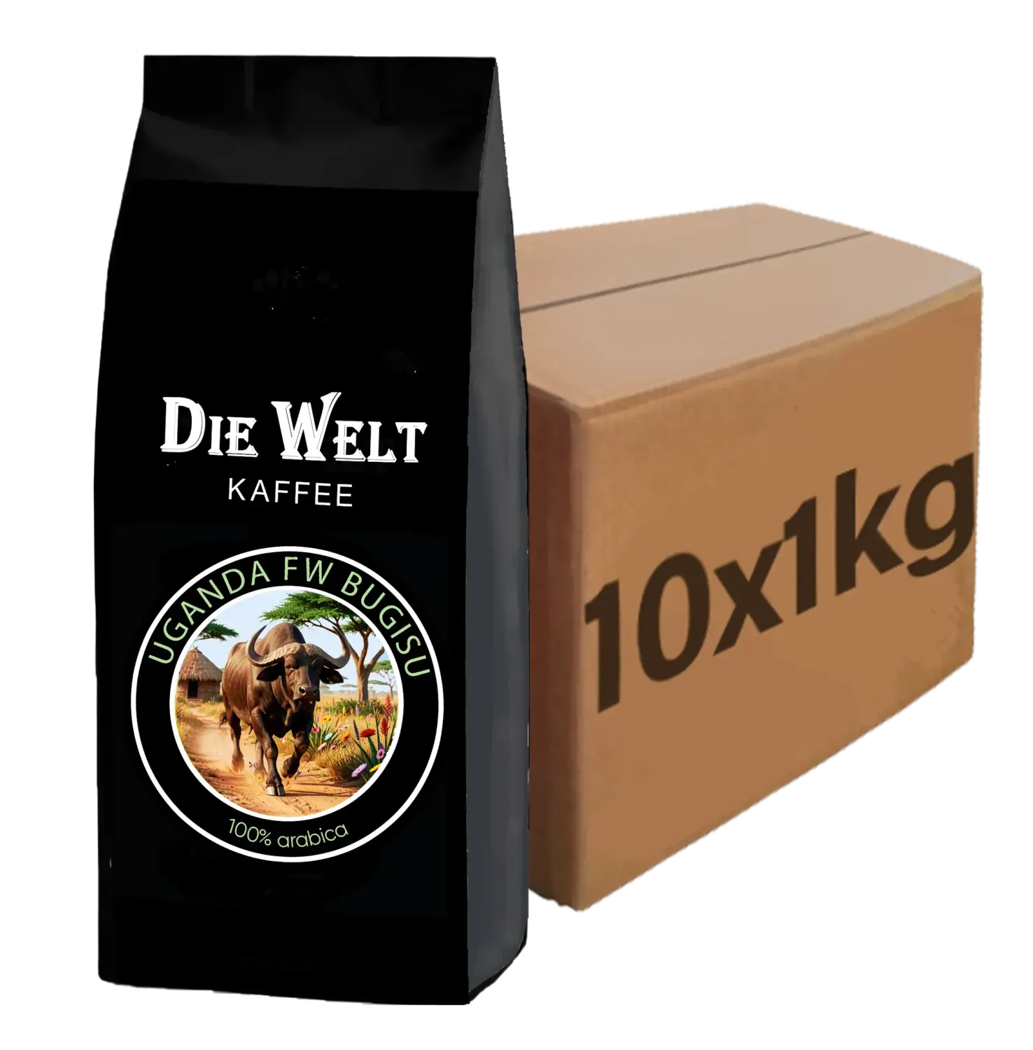 Die Welt Kaffee Uganda FW Bugisu Coffee beans 1000g (SUB_1M)