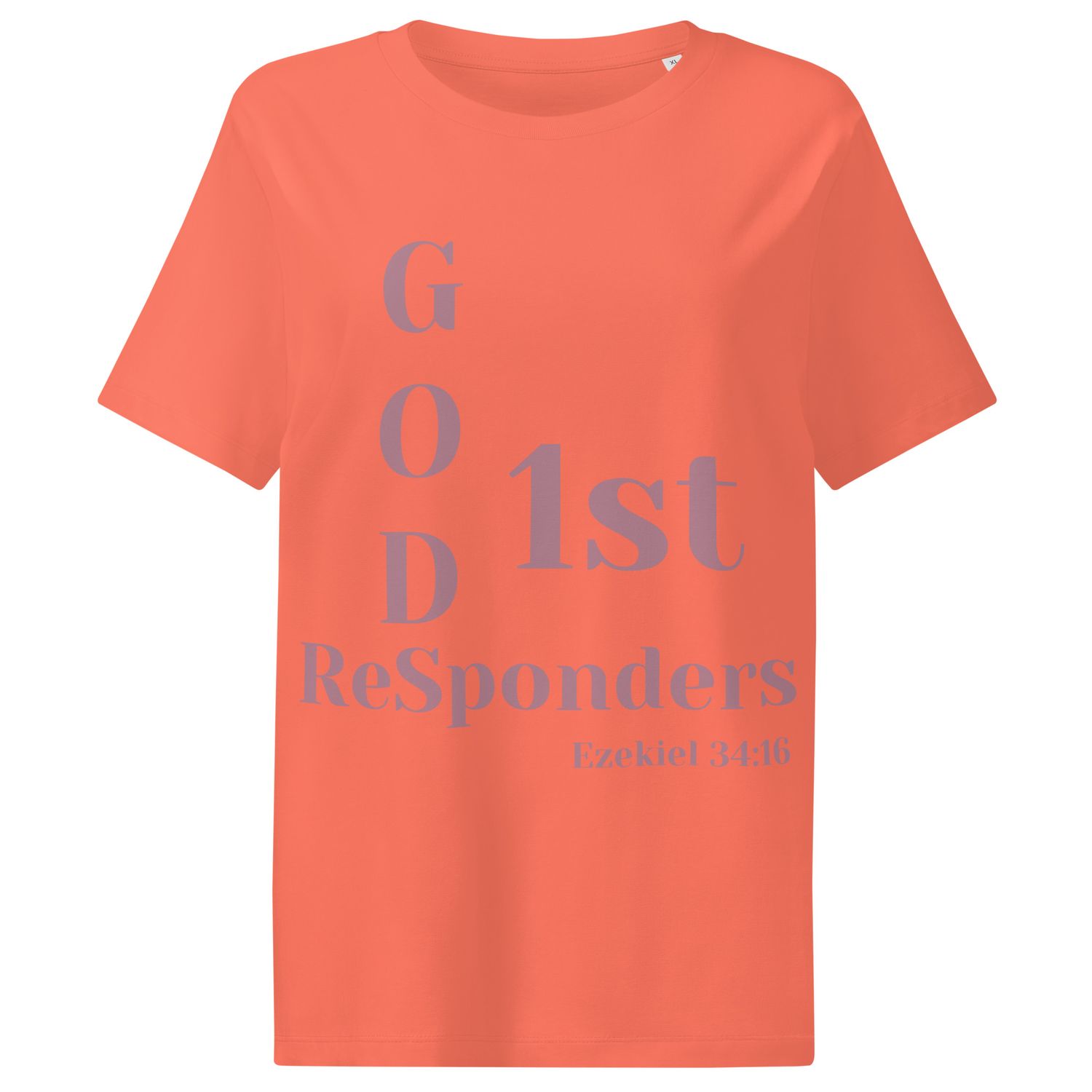 Women’s organic ribbed neck t-shirt