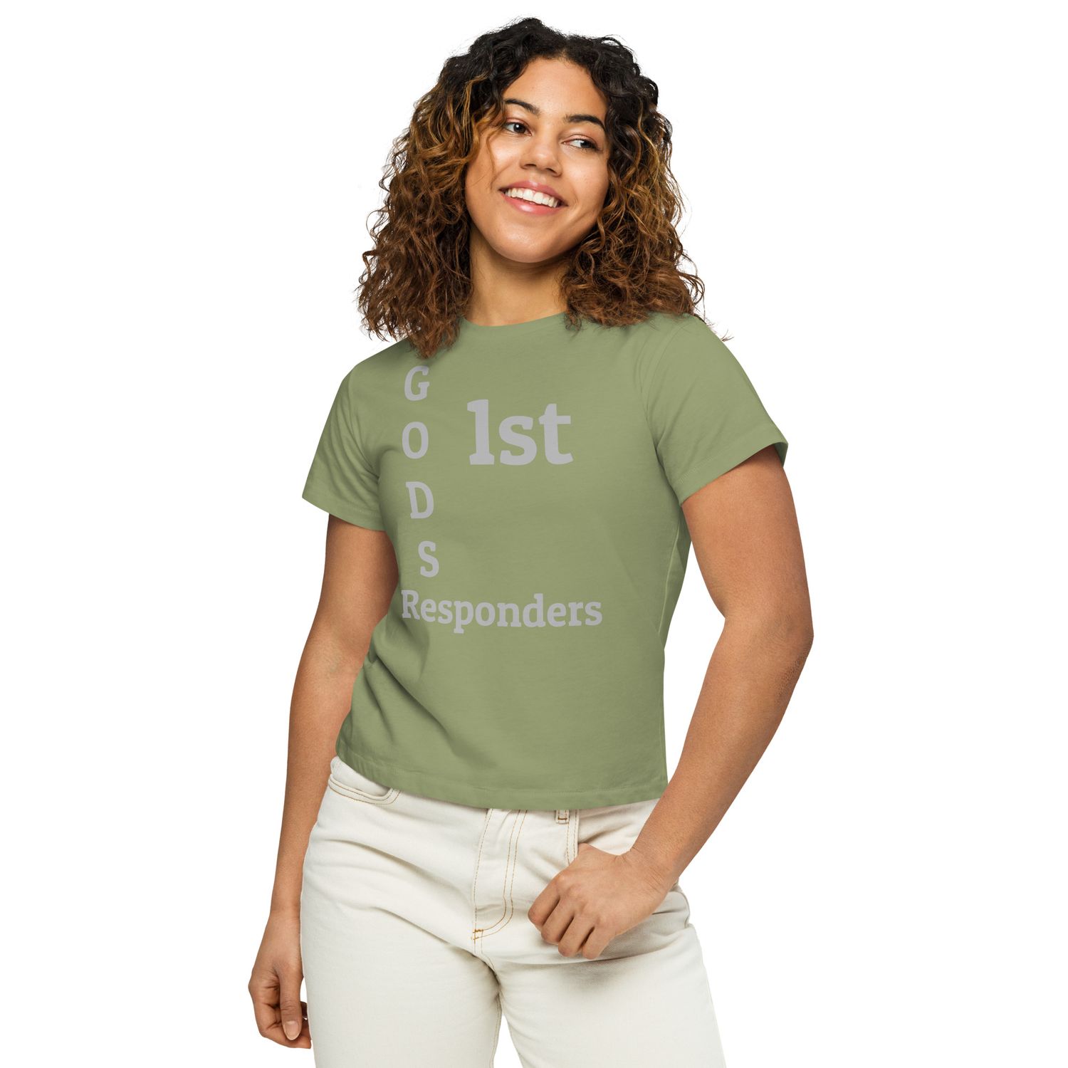 Women’s high-waisted t-shirt