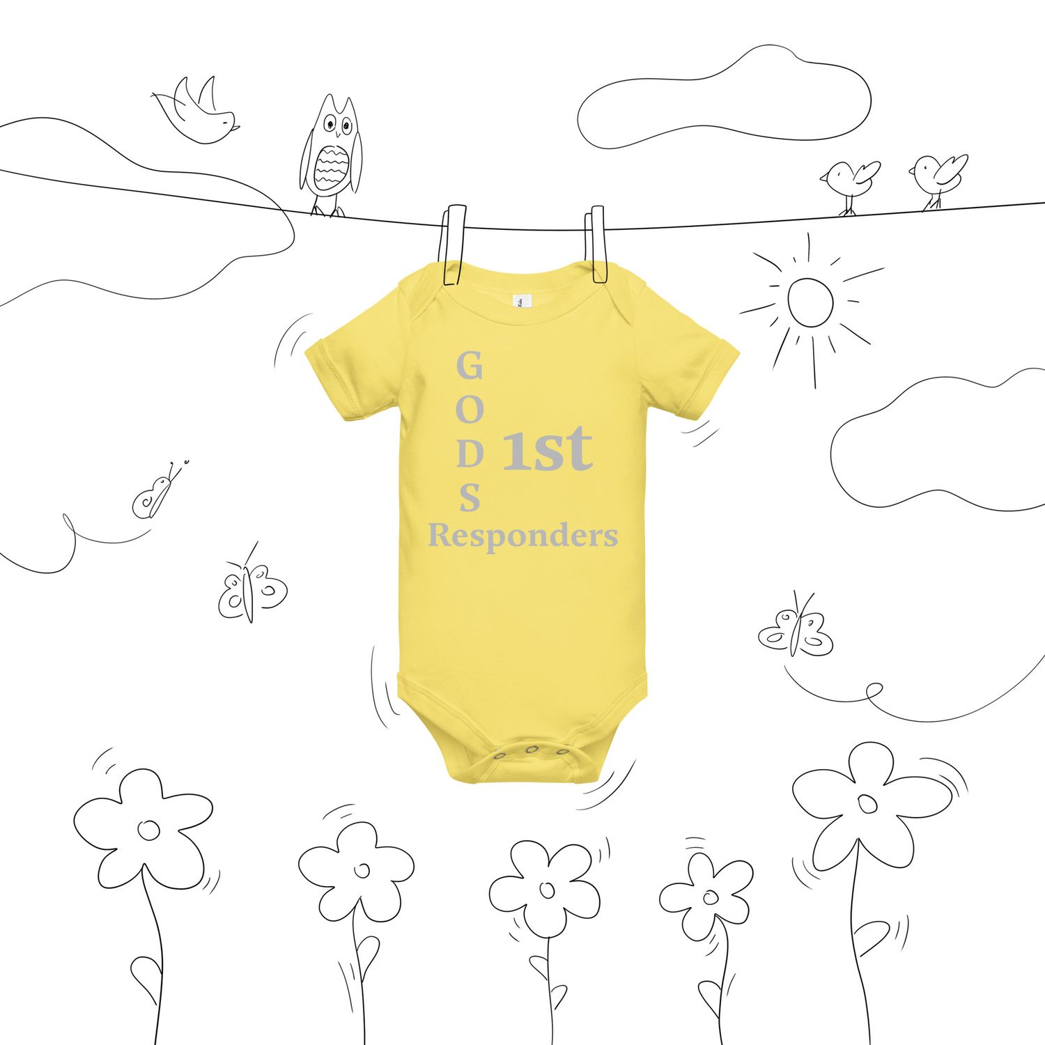 Baby short sleeve one piece