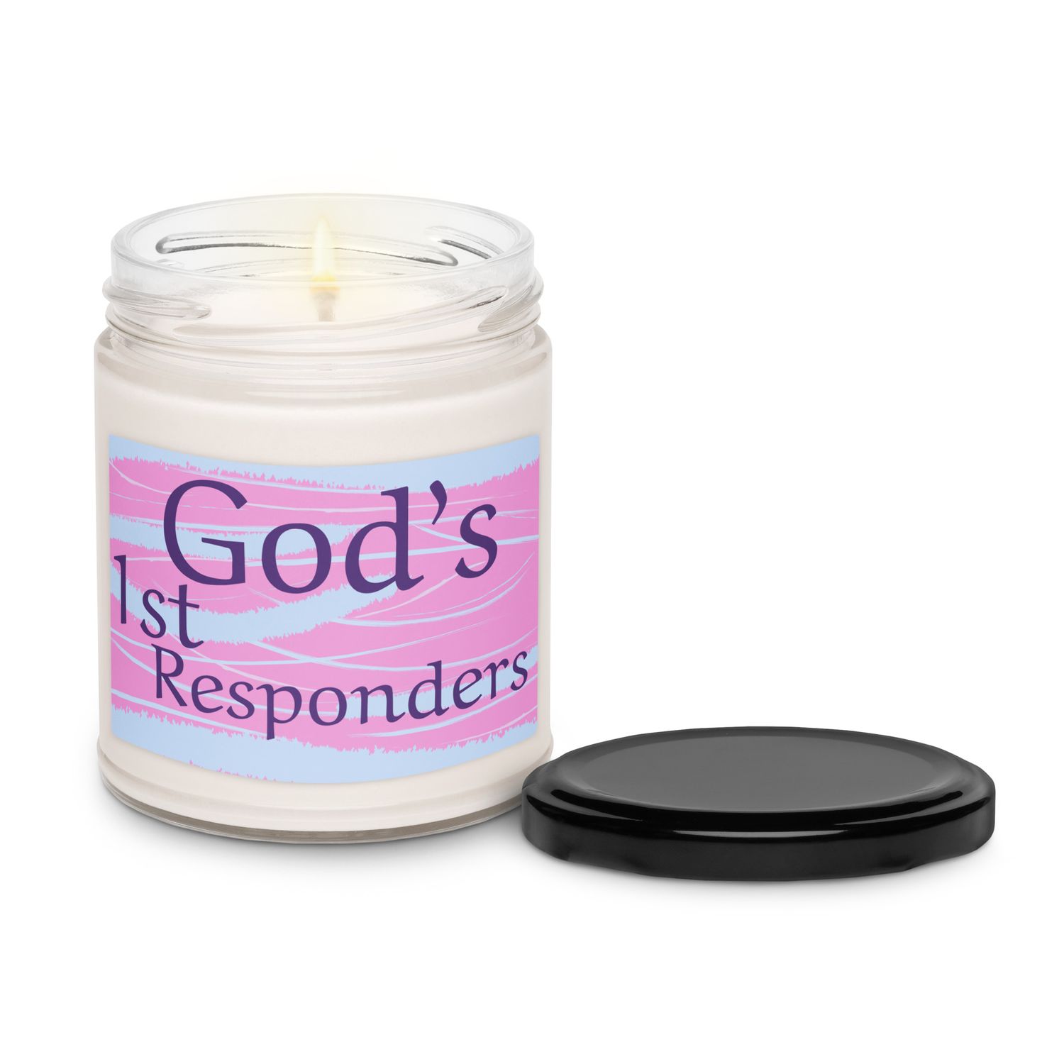 Scented soy candle