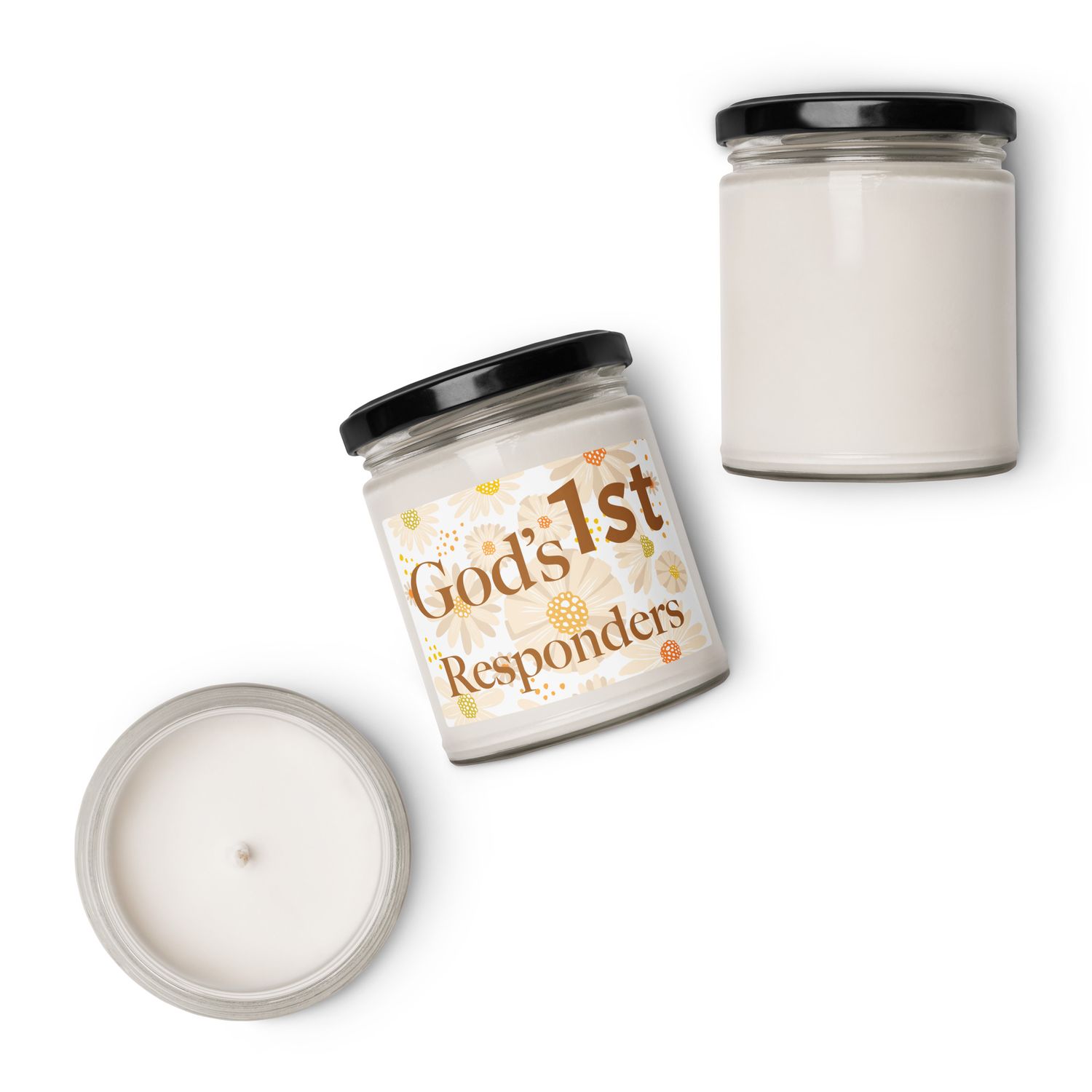 Scented soy candle