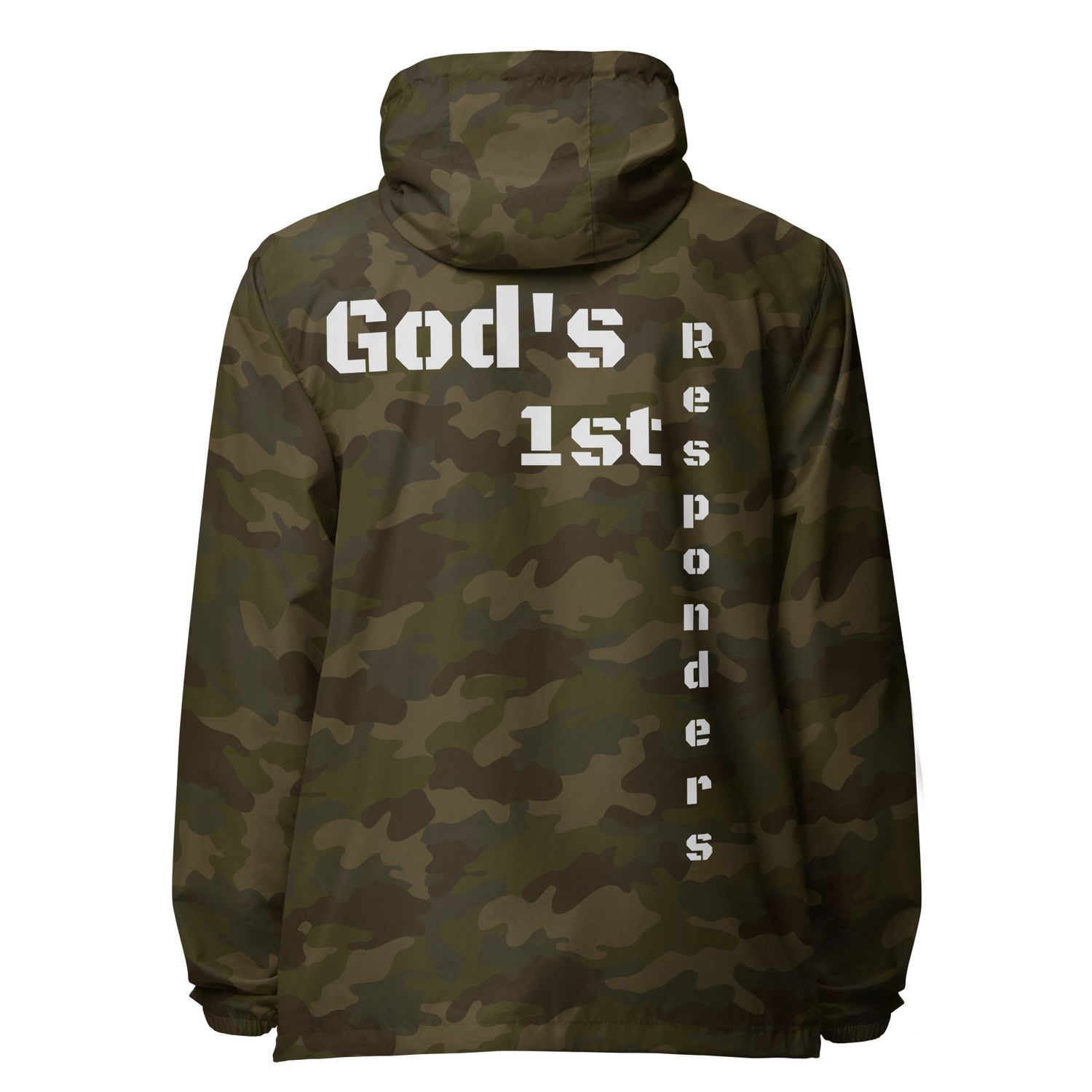 Unisex lightweight zip up windbreaker