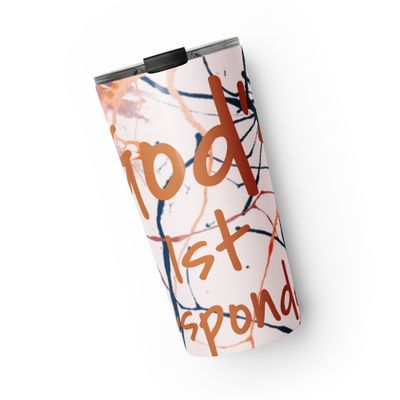Tapered stainless steel tumbler