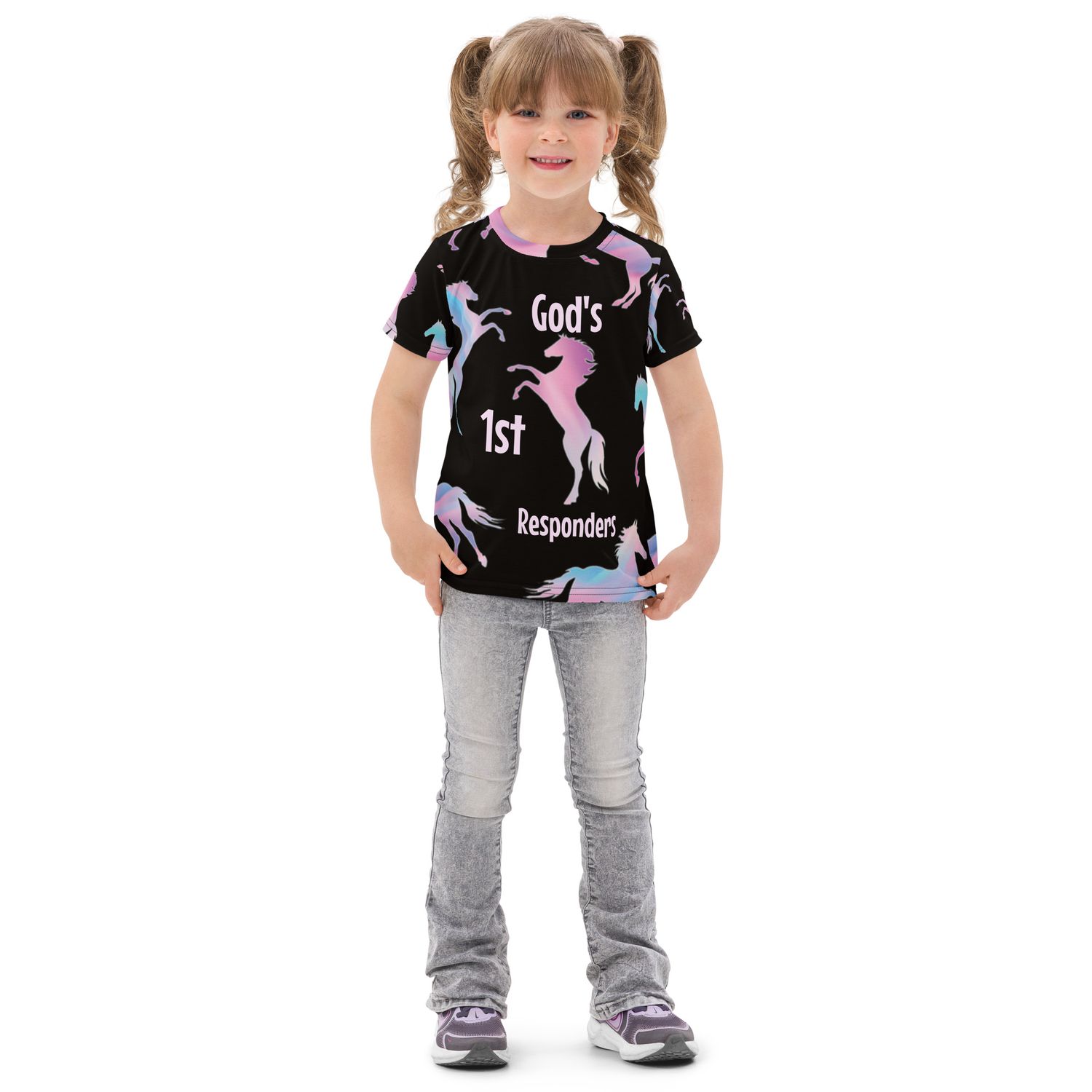 Kids cotton crew neck t-shirt