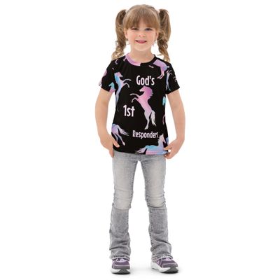 Kids cotton crew neck t-shirt