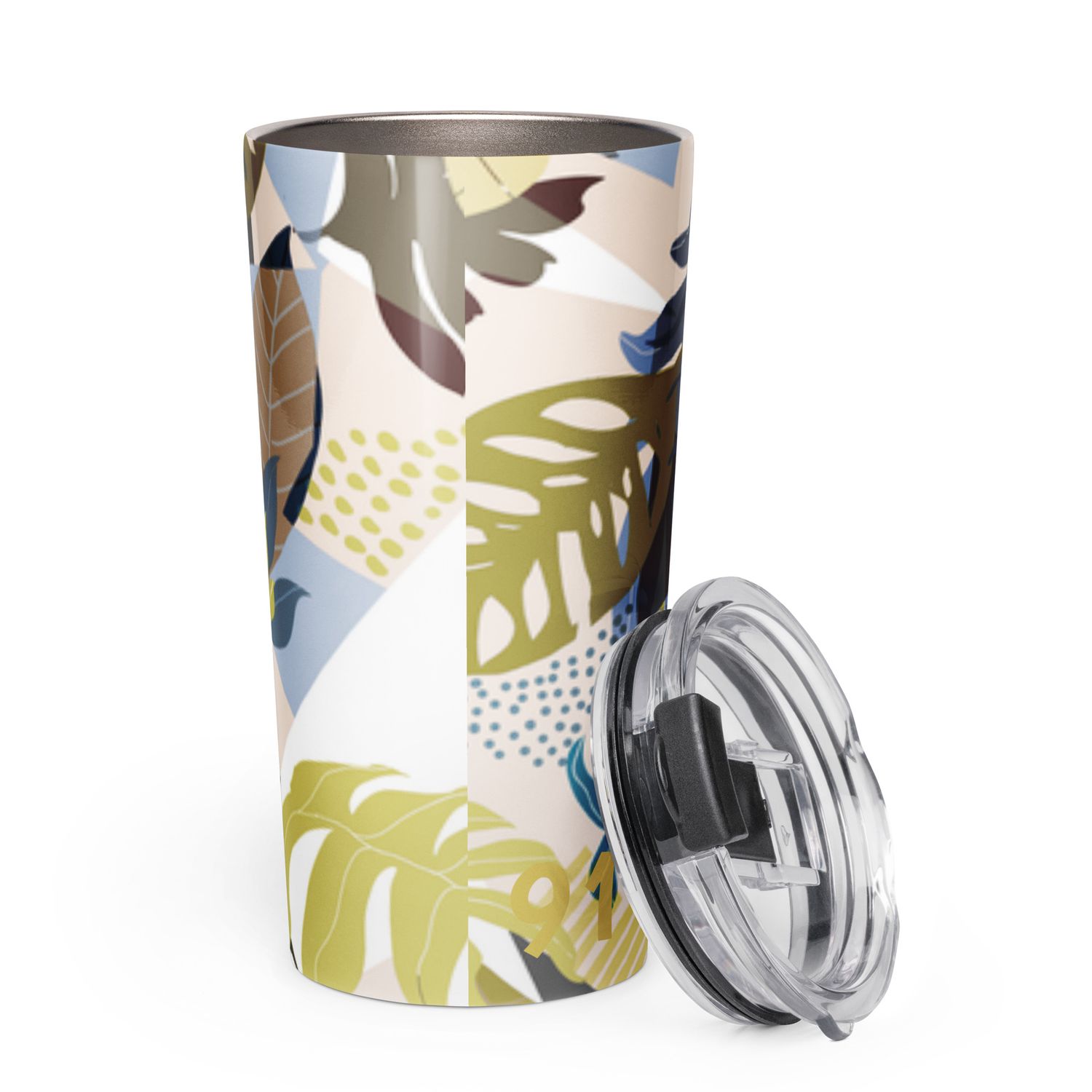 Tapered stainless steel tumbler