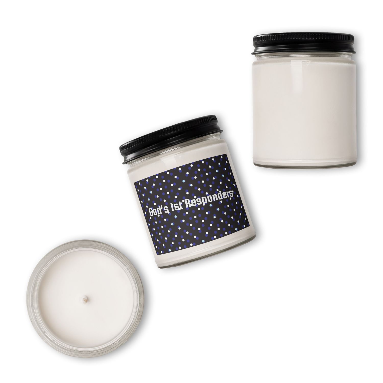 Scented soy candle