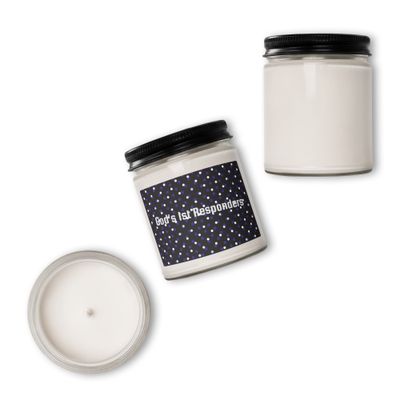 Scented soy candle