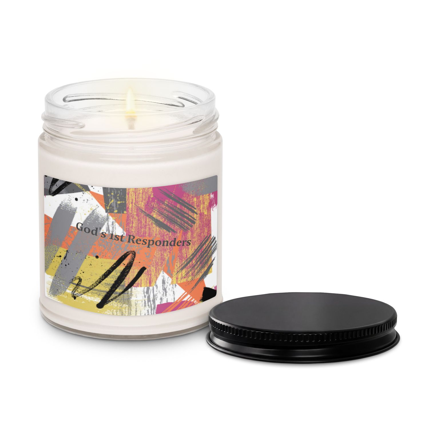 Scented soy candle