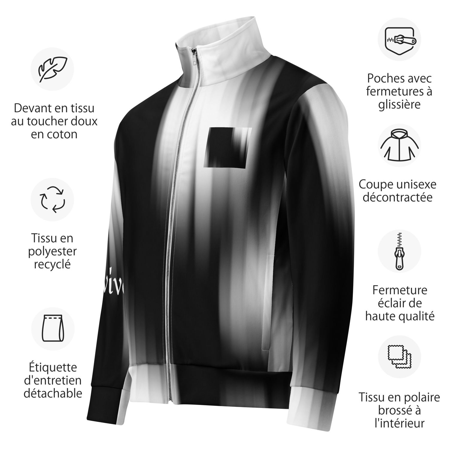 Unisex track jacket