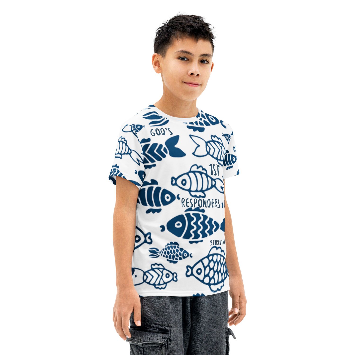 Youth cotton crew neck t-shirt