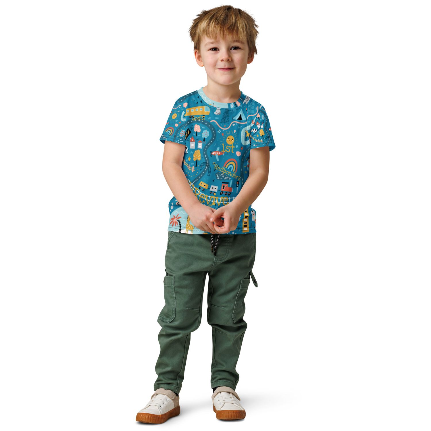 Kids cotton crew neck t-shirt