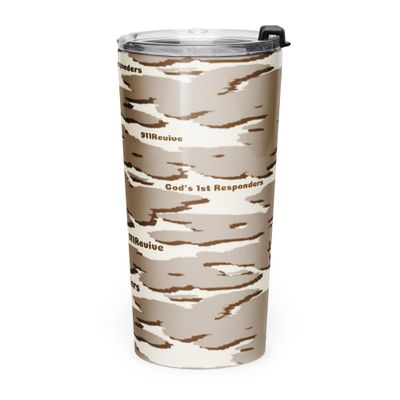 Tapered stainless steel tumbler