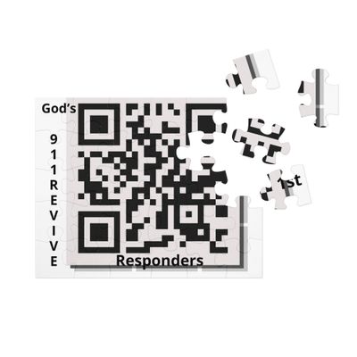 Jigsaw puzzle with tin