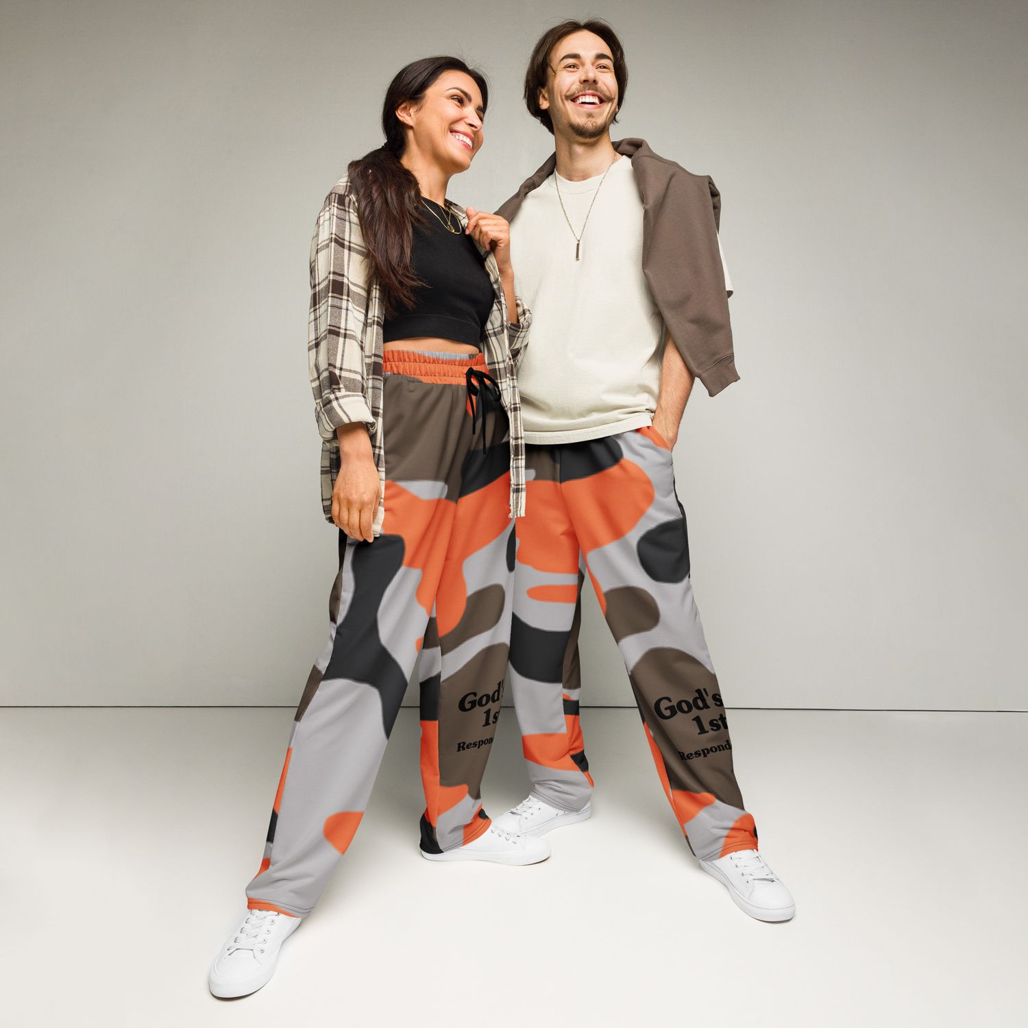 Wide-leg joggers