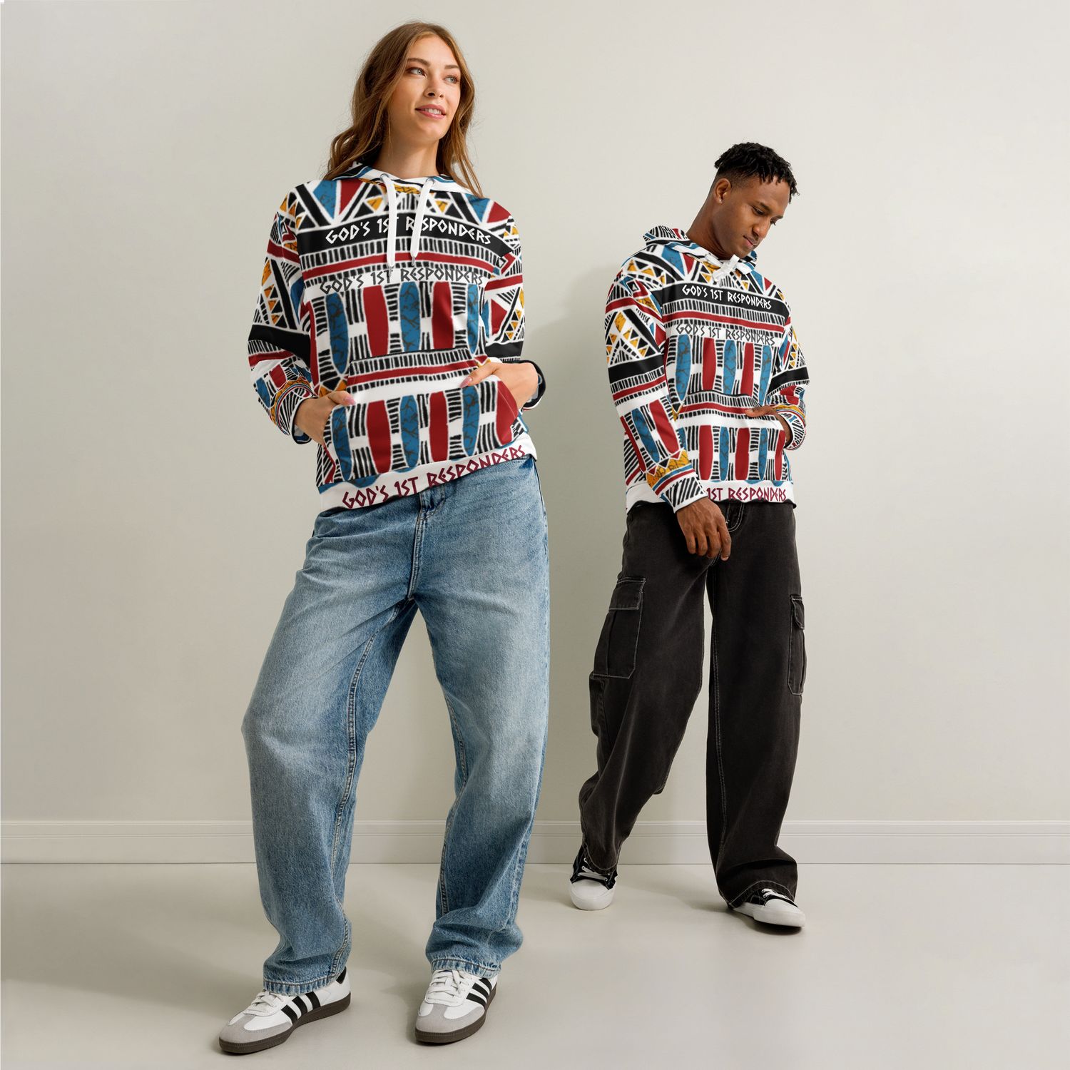 Unisex cotton hoodie