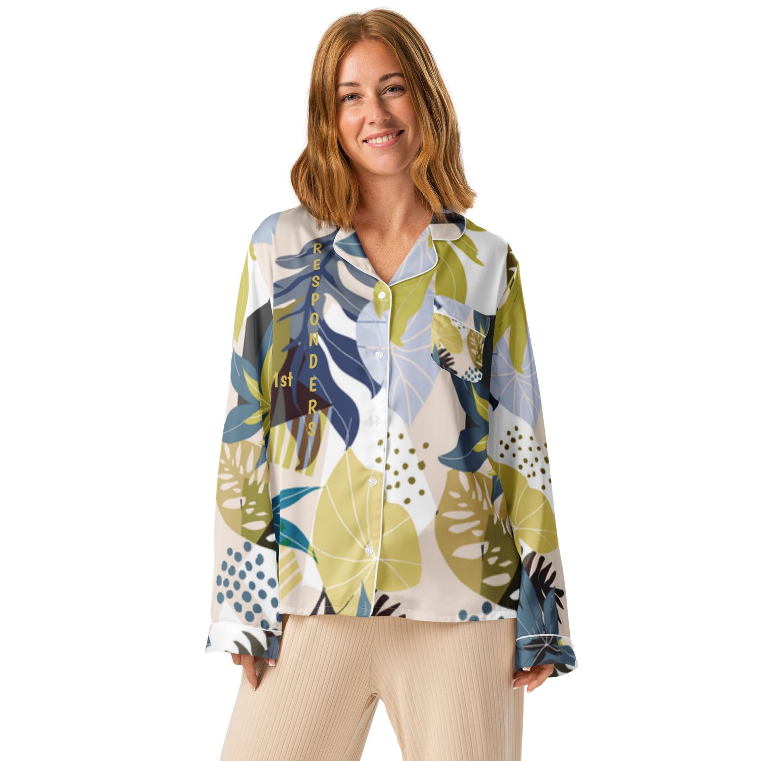 Women’s long sleeve pajama top