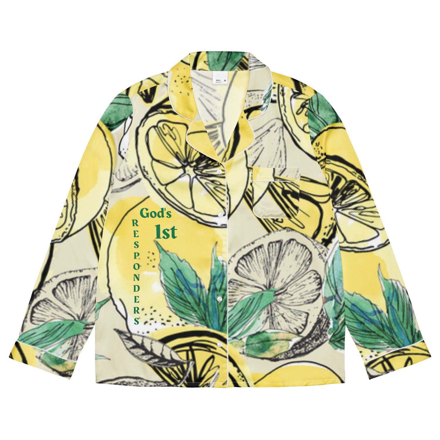 Women’s long sleeve pajama top