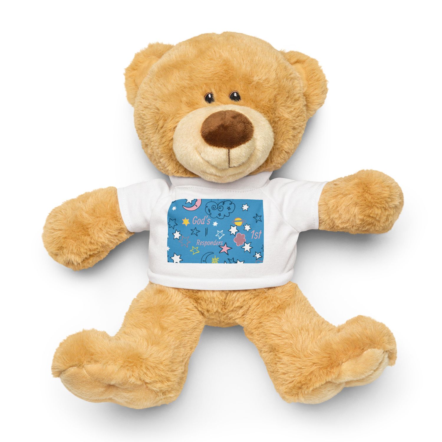 Teddy bear with a t-shirt