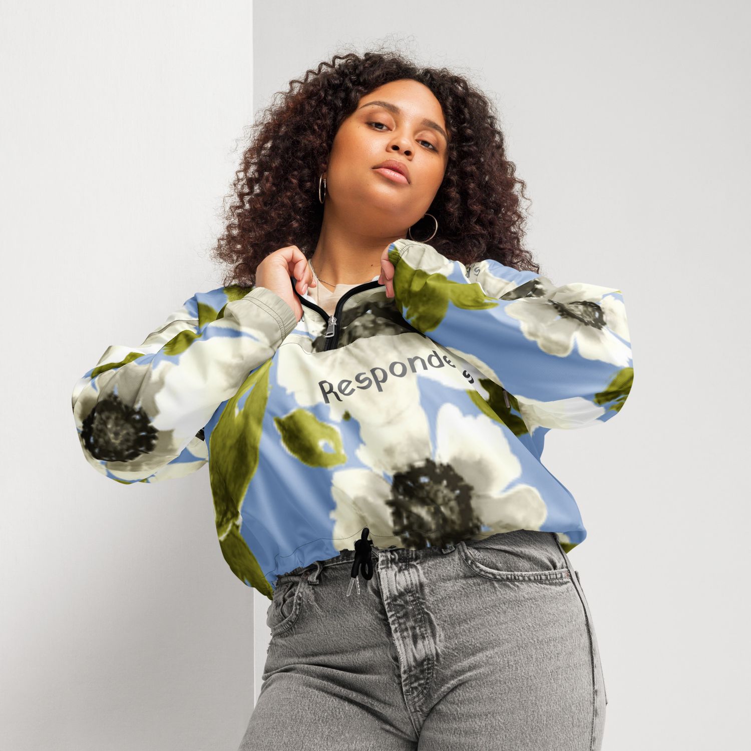 Women’s cropped windbreaker