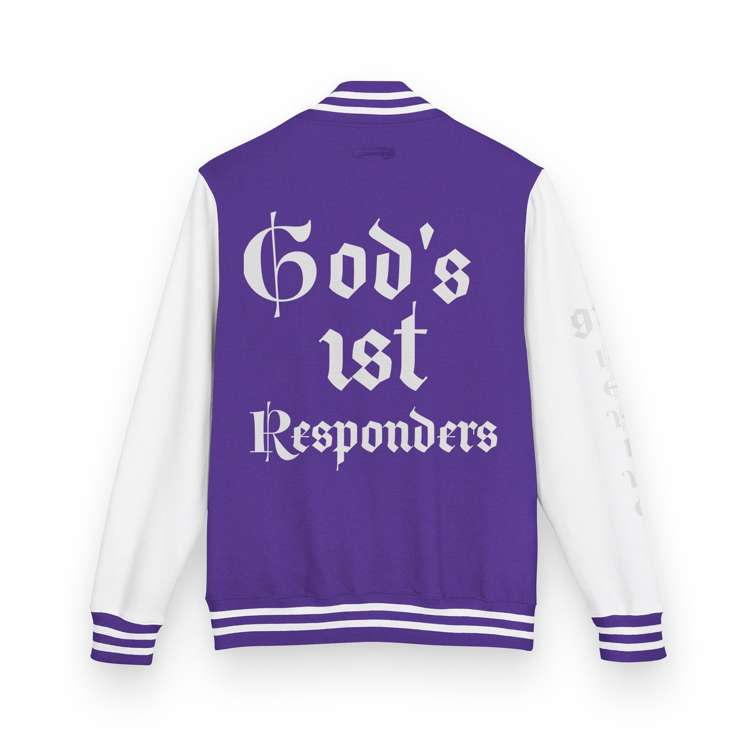 Heavyweight letterman jacket