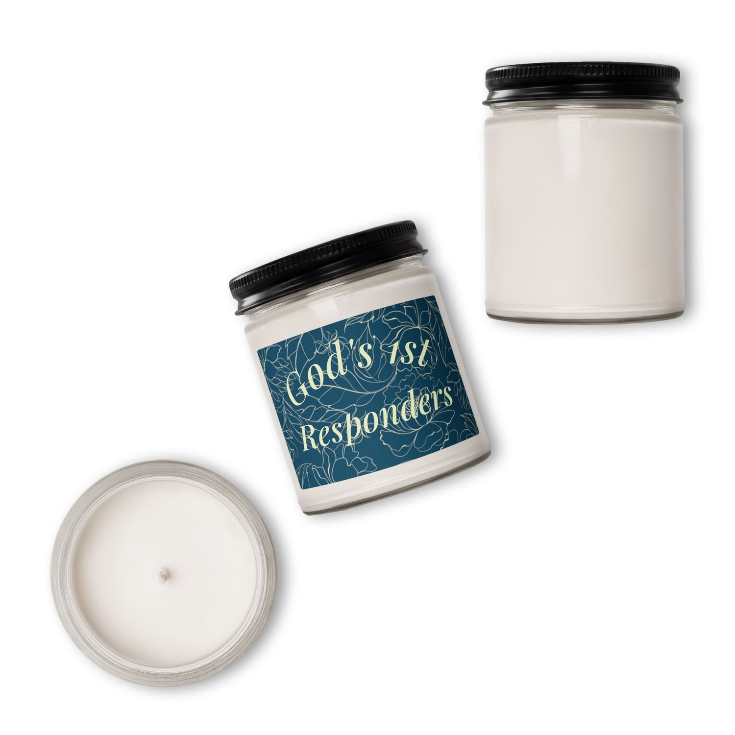 Scented soy candle