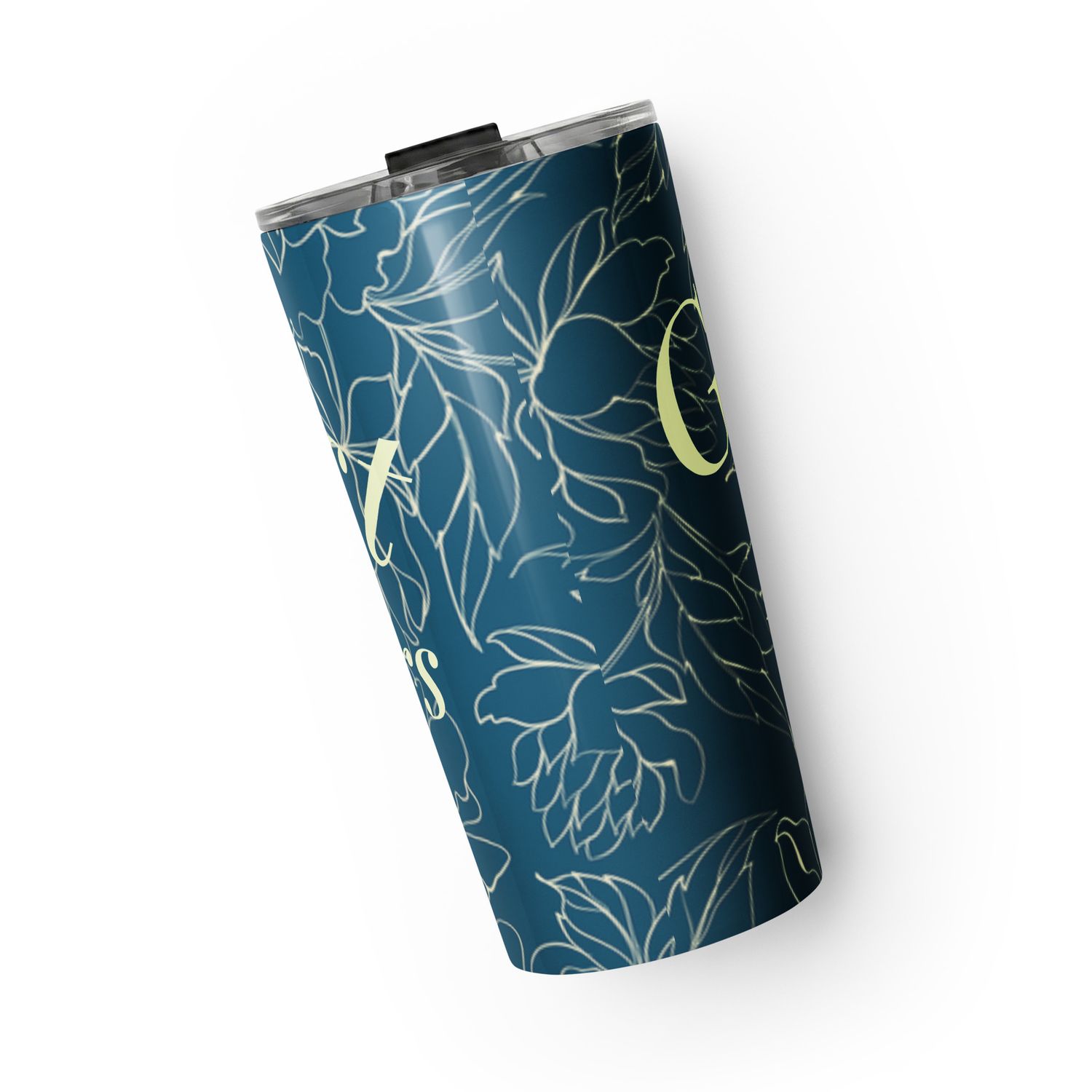Tapered stainless steel tumbler