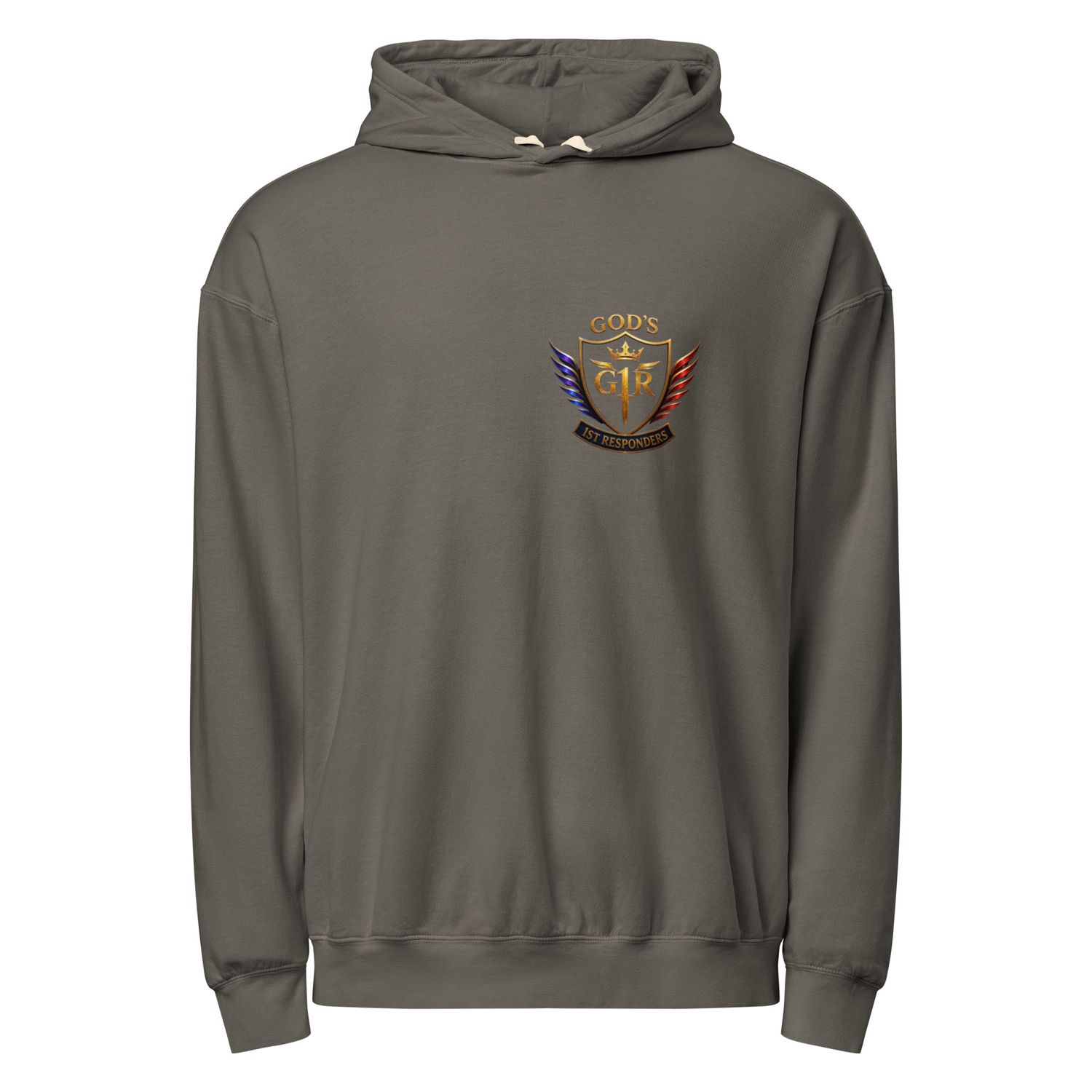 Garment-dyed lightweight hoodie