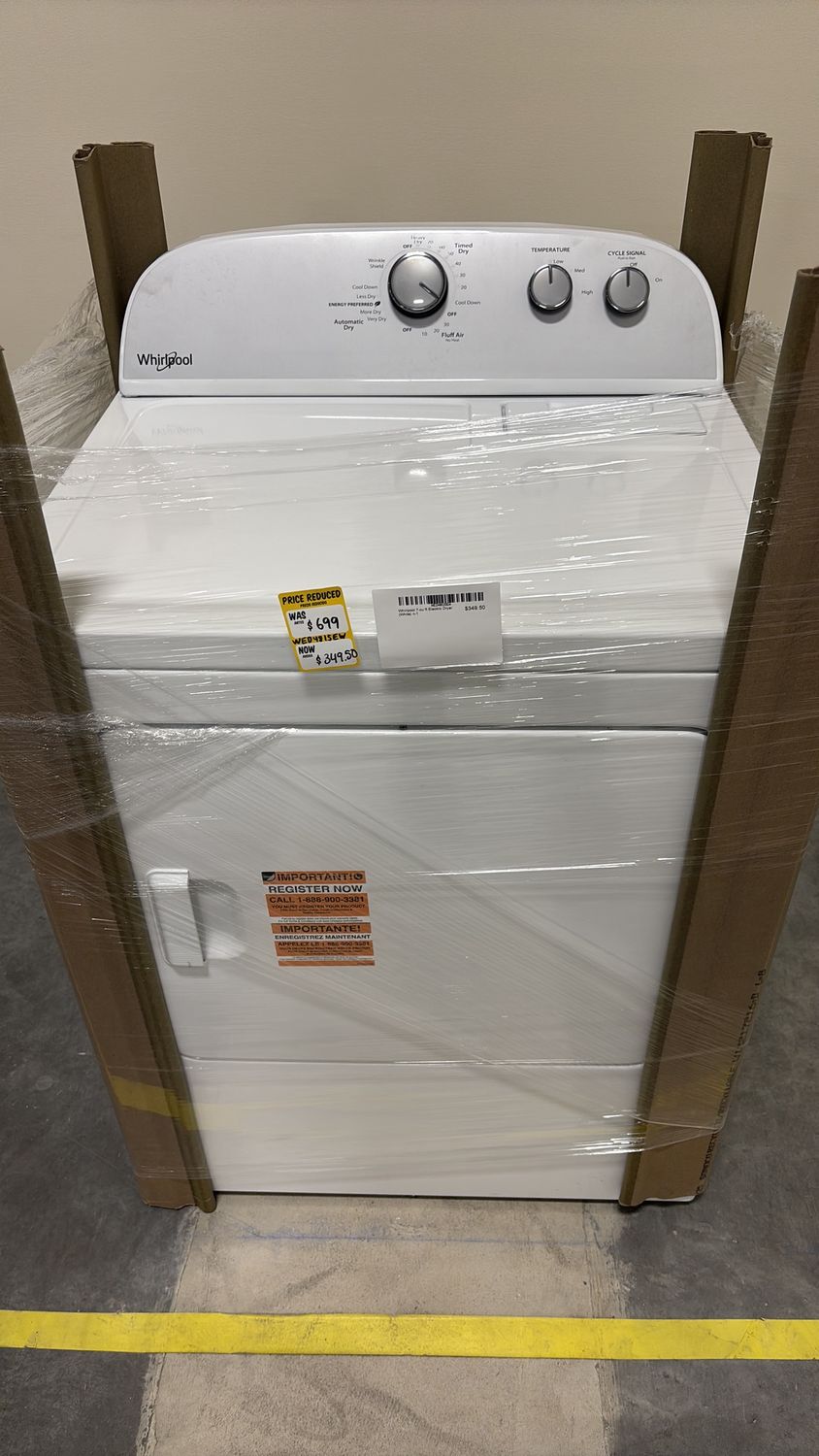 Whirlpool 7-cu ft Electric Dryer (White) n-1