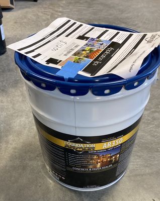 Foundation Armor 5 gal. Solvent Based Acrylic Wet Look Concrete Sealer and Paver Sealer