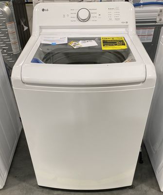 LG 4.1-cu ft Agitator Top-Load Washer (White)