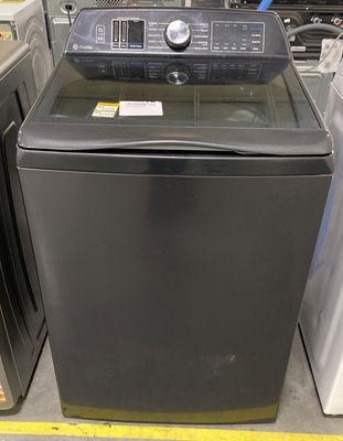 GE Profile 5.4-cu ft High Efficiency Impeller Smart Top-Load Washer (Diamond Gray) ENERGY STAR
