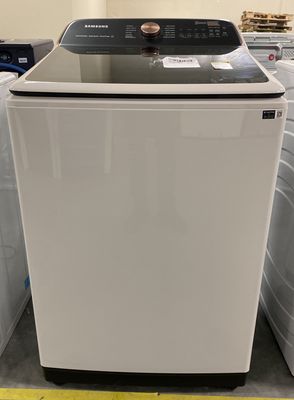 Samsung 5.5-cu ft Smart TL washer with Auto Dispense and Super Speed