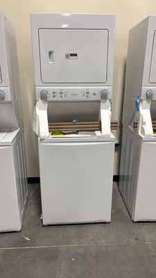 Frigidaire Electric Stacked Laundry Center with 3.9-cu ft Washer and 5.6-cu ft Dryer